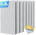 8 Pack Large Acoustic Panels Sound Absorbing by Unknown