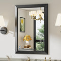 Briivue 22x30 Inch Black Bathroom Mirror by Briivuemodernmirrors