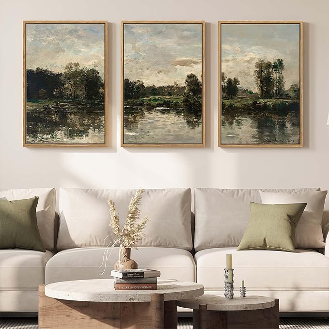 Framed Vintage Landscape Wall Art by Cuspin