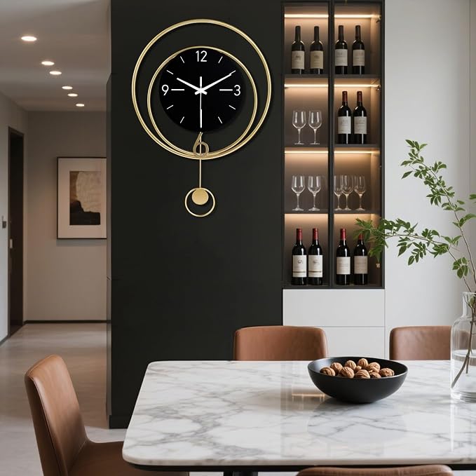 Dankeit Decorative Wall Clock, Silent Non-Ticking Quality Quartz Battery - Image 8