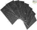AULIGET Faux Stone Backsplash Peel and Stick PVC Tile, 3 Inch x 6 Inch Black by AULIGET
