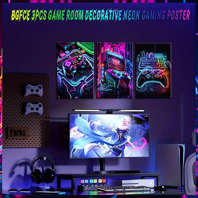 BGFCE Game Room Decor Posters Set of 3 - Image 3
