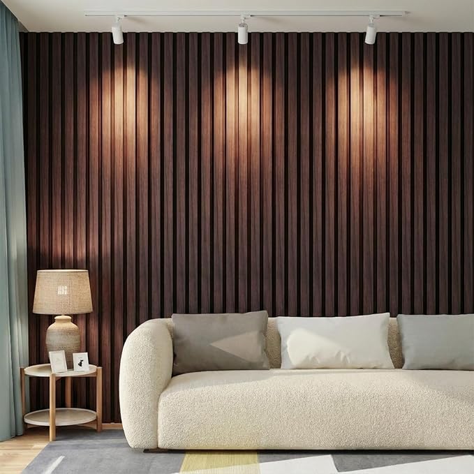 Wood Slat Acoustic Wall Panels-3D Fluted Sound Absorbing Panel - Image 7