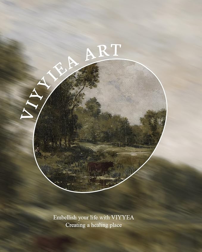 VIYYIEA Vintage Large Framed Wall Art - Image 4