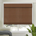 Letau No Drill No Tools Cordless Wood Window Shades Blinds, Bamboo Light by LETAU