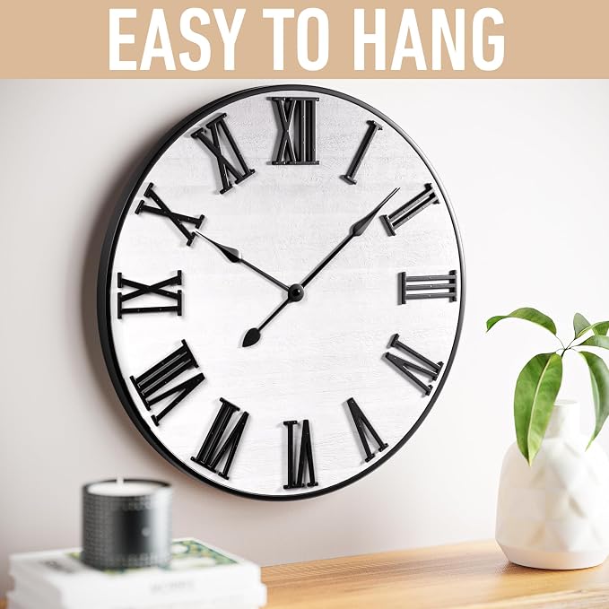 Large Wall Clock 24" Round - Image 4