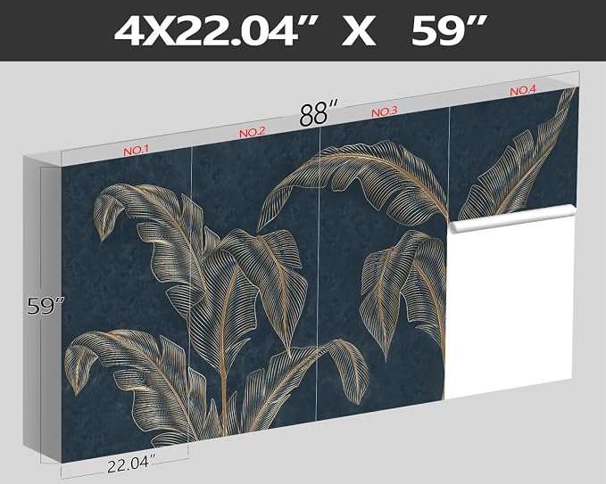 XMPMBM-Modernity Simple Abstraction Banana Leaf Fabric Wallpaper Dark Leaf - Image 4