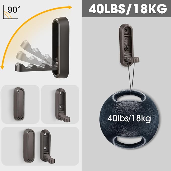 Dntorx Folding Coat Hooks - Image 4
