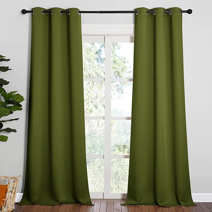 NICETOWN Patio Glass Door Christmas Panels, Privacy Panel Drapes - Image 2