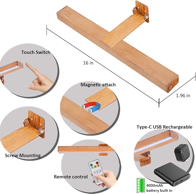 MIOBLUE LED Picture Light Battery Operated - Image 3