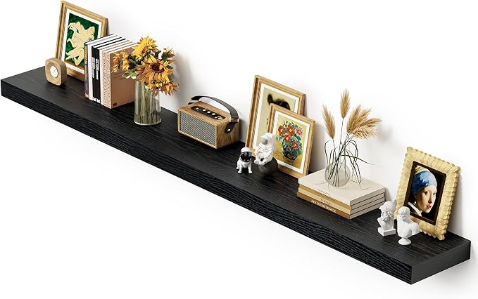Vivelove 72 Inches Floating Shelves Wall Mounted, Living Room, Home Decor by VIVELOVE