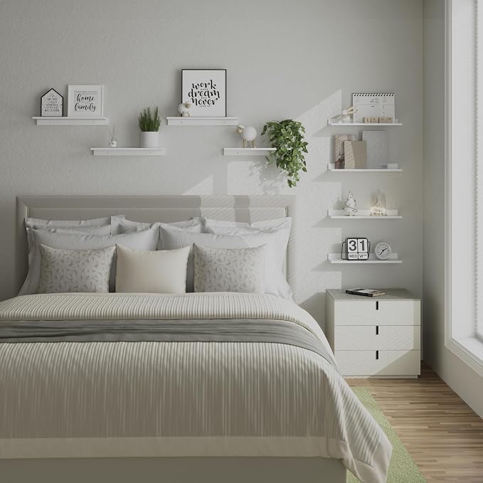 WOPITUES Floating Shelves, Wall Mounted Shelves - Image 7