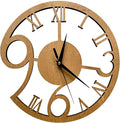 Rizalit Wood Wall Clock Artistic Modern Classic Style Unique Design 11.5 Inch by Unknown