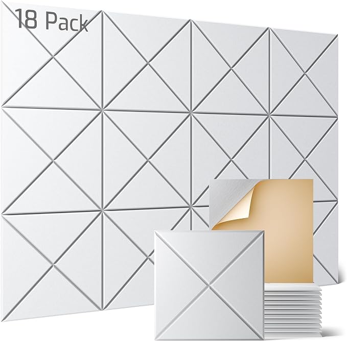 Sonicism 18 Pack X-Lined Acoustic Panels by Sonicism
