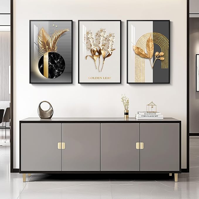 Framed Modern Luxury Large Wall Art - Image 4