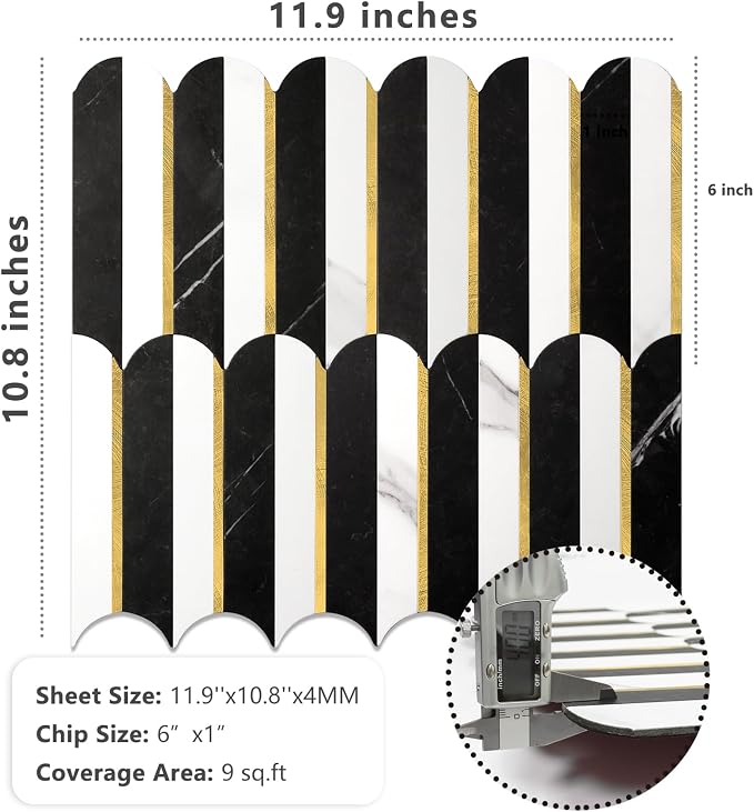 Vamos Tile Peel and Stick Backsplash Seamless Tile, Stick on Backsplash - Image 9