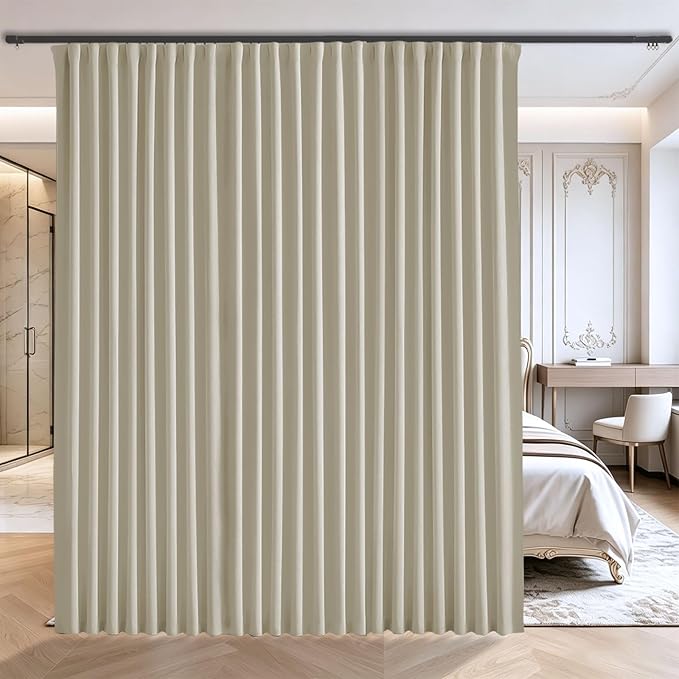 Room Divider Curtains for Ceiling Track System or Rod by Grichril