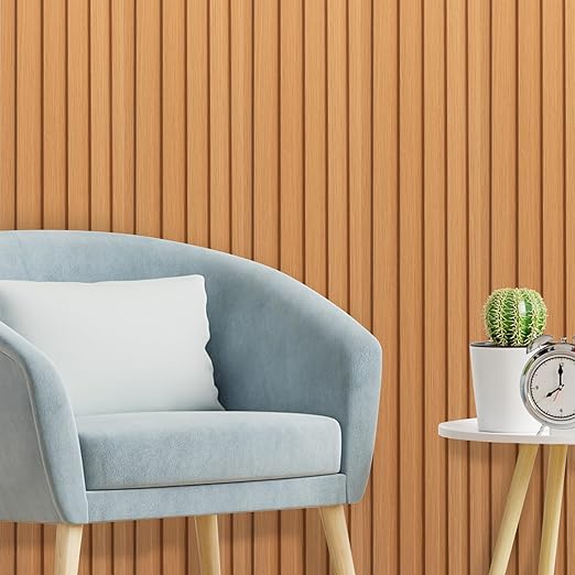 Art3d WPC Slat Wall Panels, Living Room - Image 6