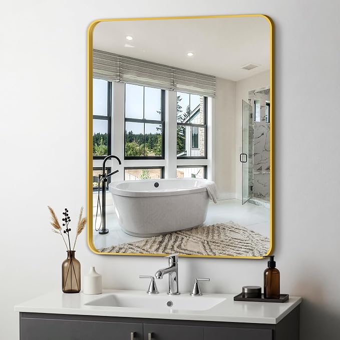 Delma Bathroom Vanity Mirror, High-Definition Bathroom Mirror, Versatile by Delma
