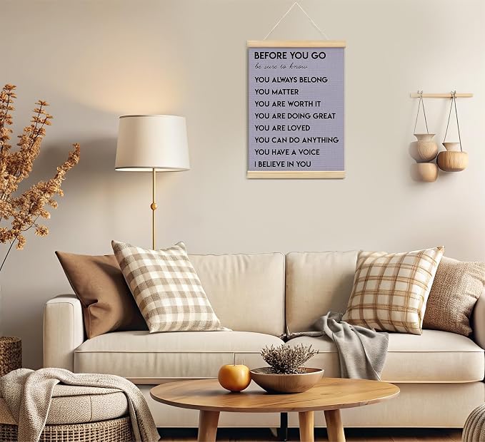 Mental Health Positive Affirmations Inspirational Wall Art Decor, Therapist - Image 3