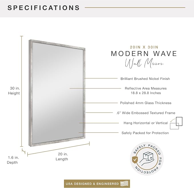 MCS Micro Rope Front Loaded Wall Mirror - Image 3