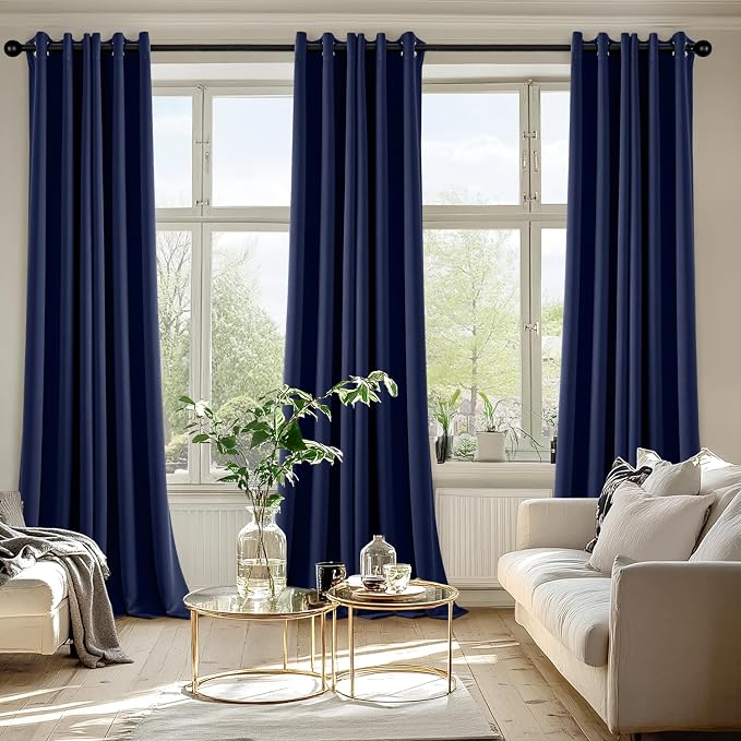 MIULEE Blackout Curtains for Bedroom Living Room 2 Panels, Thermal Insulated - Image 6