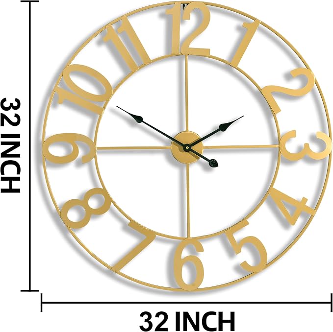 Sorbus Large Wall Clock for Living Room Decor - Image 3