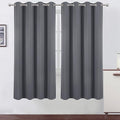 LEMOMO Grey Thermal Blackout Curtains/52 x 72 Inch/Set of 2 Panels Room by Lemomo