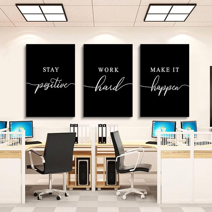 Work Hard Canvas Wall Art - Image 3