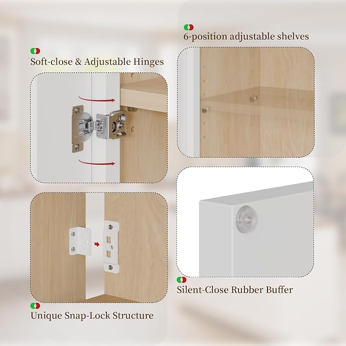 Kisart Laundry Room Cabinets Wall Mounted - Image 6