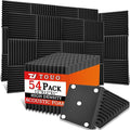 54 Pack Acoustic Panels – Sound Proof Foam Panels by TOUO