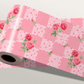 Pink Polka Dot Wallpaper Border 196x4 Inch Peel and Stick Wall Border Removable by IOHEFY