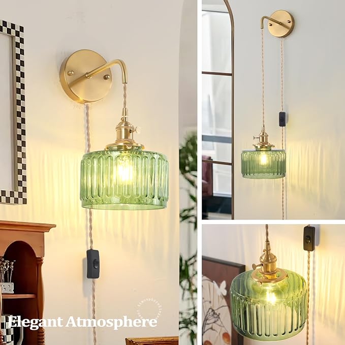 Shenmoyl Vintage Wall Sconce Wall Lamp - Image 7
