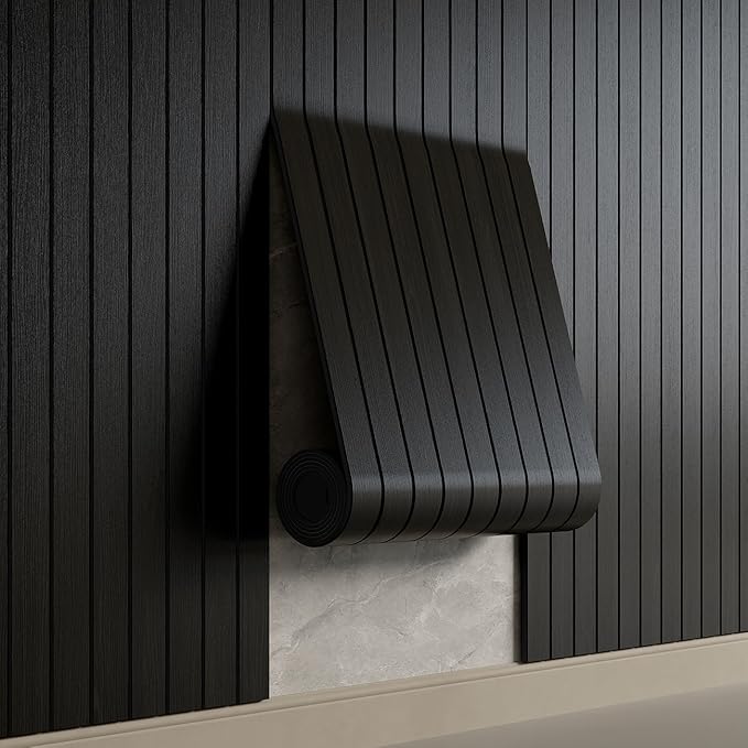 YU LI 3DH Peel and Stick PVC Slat Wall Panel 236"x15.75" Self-Adhesive Thick by YULI3DH