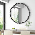 Madison Park Round Mirror, Metal Frame Circle Mirror 36 inch, Wall Art Decor by MADISONPARK