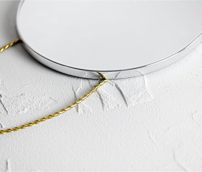 Oval Mirror with Lanyard, High Definition Bathroom Mirror - Image 7