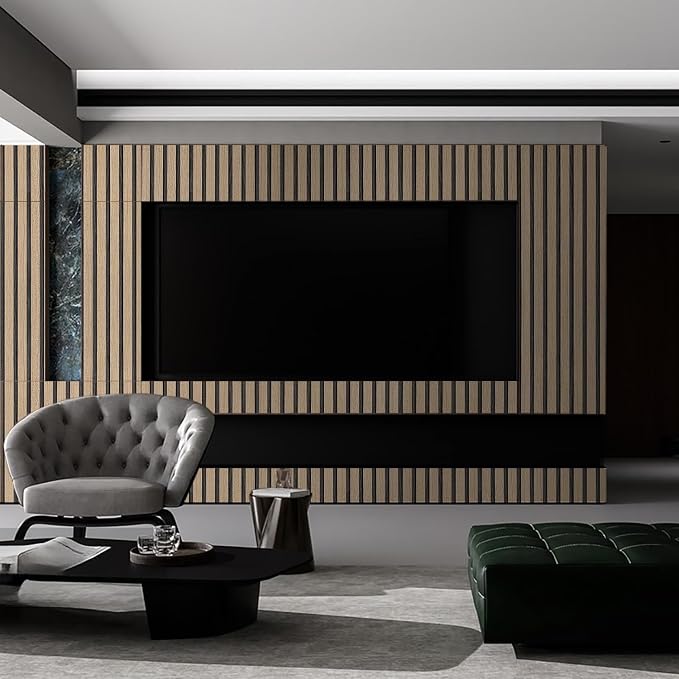 Wood Slat Wallpaper Peel and Stick - Image 3