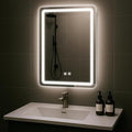 LED Bathroom Mirror, 20x28 in Vanity Mirrors by JOHALXER