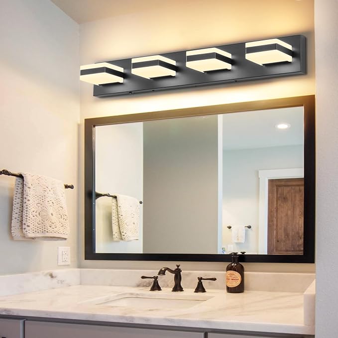 SOLFART Bathroom Vanity Lights, Adjustable Black Matt Black Vanity Light - Image 8