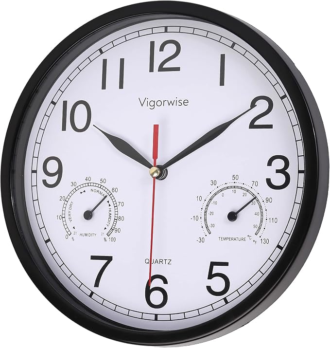 Wall Clock, Sweep Silent Movement Accurate Clocks - Image 3