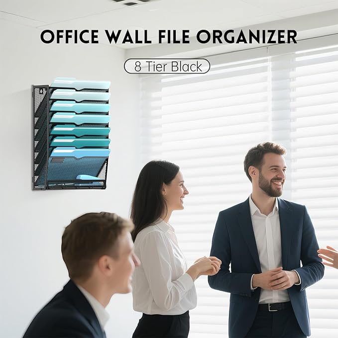 8-Tier Hanging Wall File Organizer - Image 7