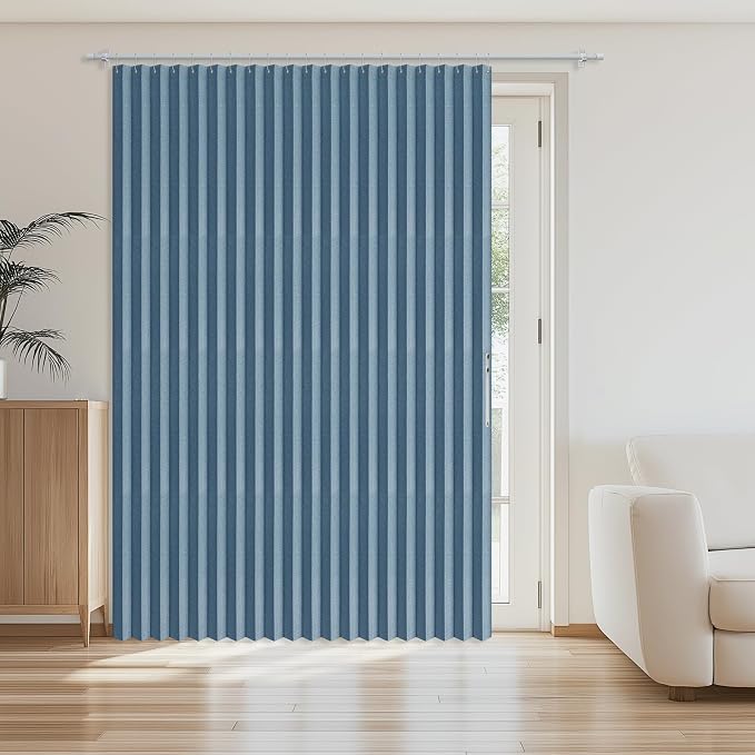 AJAZZ Blackout Doorway Curtains Accordion Doors - Image 9