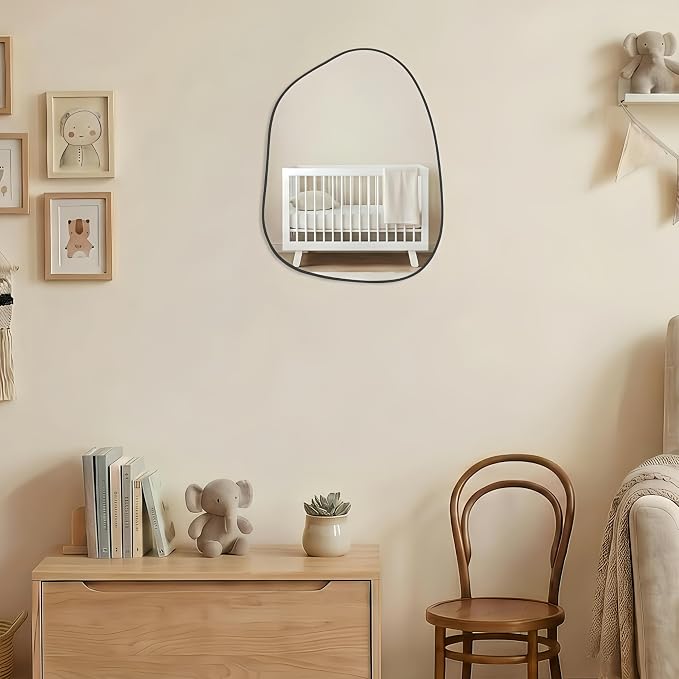 PERFNIQUE Irregular Wall Mirror Asymmetrical Mirror, Decorative Modern Wall - Image 6