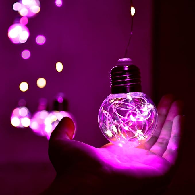YOLIGHT Wishing Ball Curtain Lights 200 LED Window Curtain String Light - Image 2