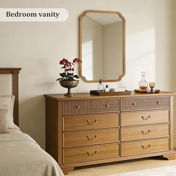 WallBeyond 28" x 40" Rounded Corner Arch Wall Mirror - Image 2