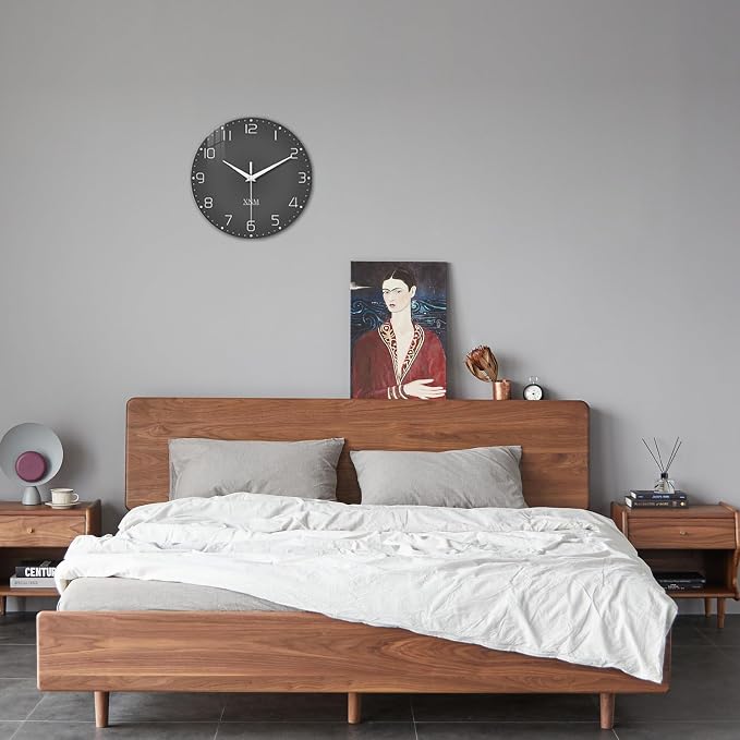 XNM Minimalist Large Clocks for Living Room Round Wall Clock Battery Operated - Image 3