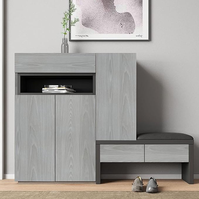 practicalWs Grey Wood Wallpaper 17.7''×787.4'' - Image 8