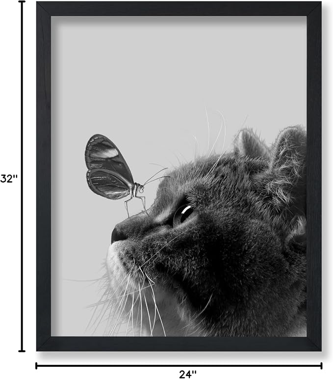 Poster Master Butterfly on Cat Print - Image 7