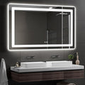 Led Mirror for Bathroom, 30x50 Bathroom Vanity Mirror for Wall by TRAHOME