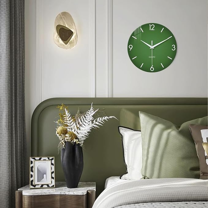 XFM Modern Wall Clock 14 Inch Silent Non-Ticking Wall Clocks Battery Operated - Image 5